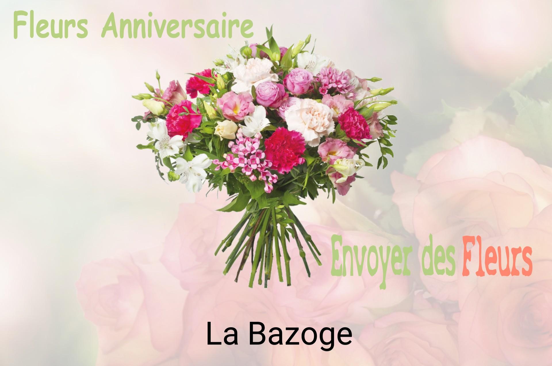 Bouquet de fleurs d’anniversaire livré à La Bazoge