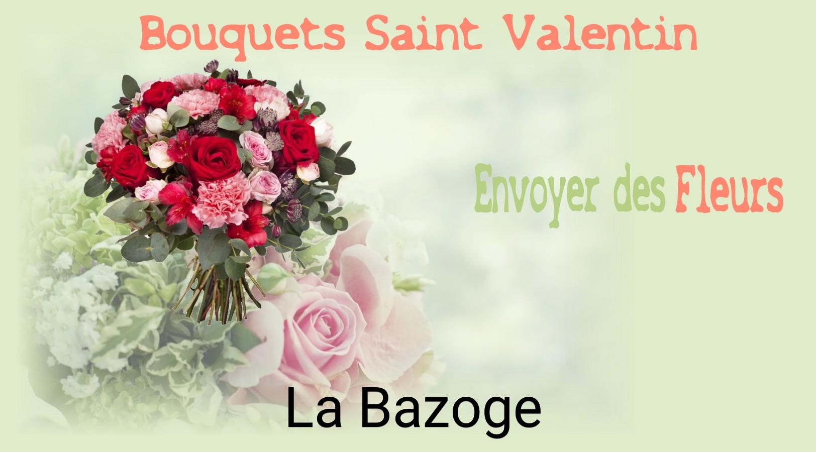 Roses de Saint-Valentin livrées à La Bazoge